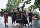 Thailand-Laos 2002 211  Hill Tribes børn ved Den Gyldne Trekant Thailand
